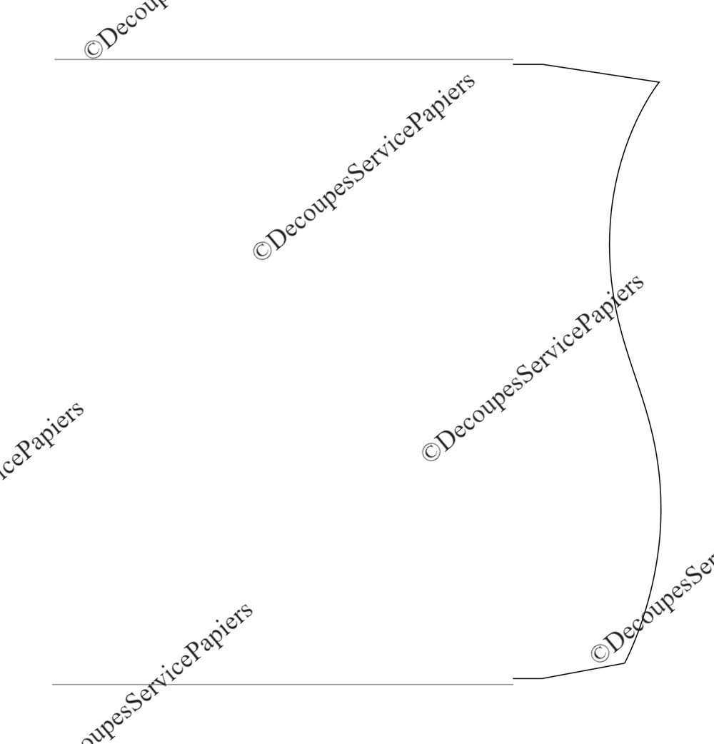 INTERCALAIRE COURBE 205 X 50
